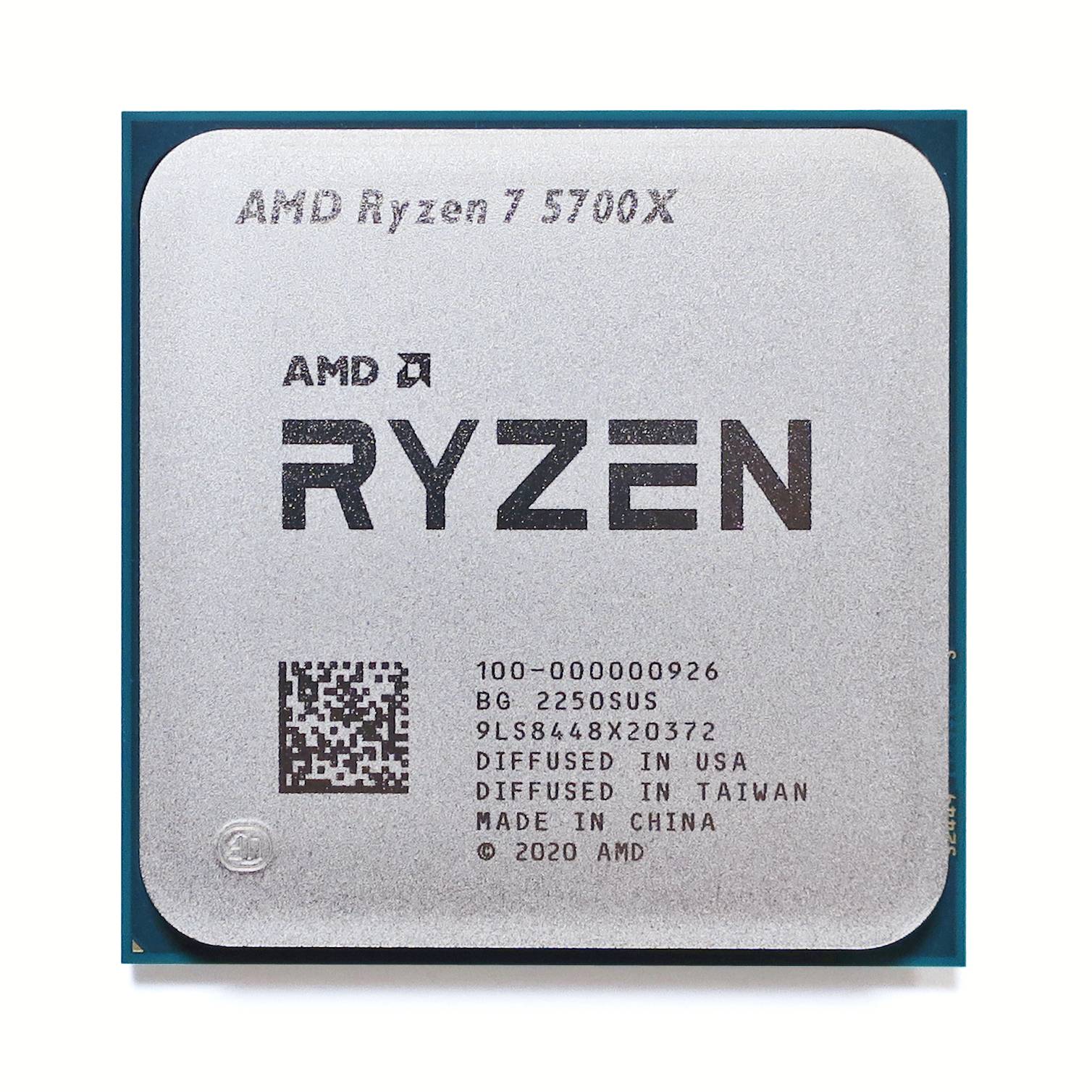 AMD Ryzen 7 5700X — vista superior del procesador