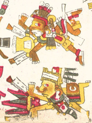 Tzitzimime of the West - female supernatural being from a pre-Hispanic codex